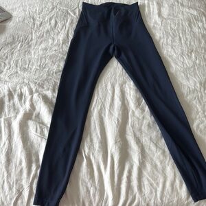 Navy Blue High-Waisted Leggings winder under 28 - 6